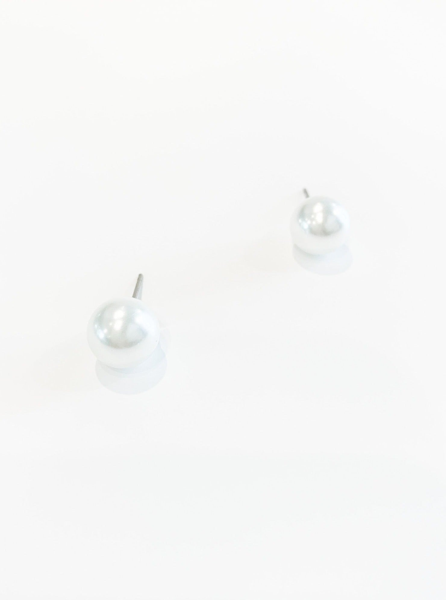 Allstarco Pearl Studs 4 Prongs 6mm 125 Pcs Silver