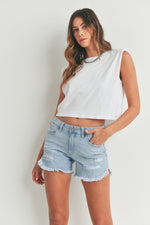 Samara Shorts in Light Denim