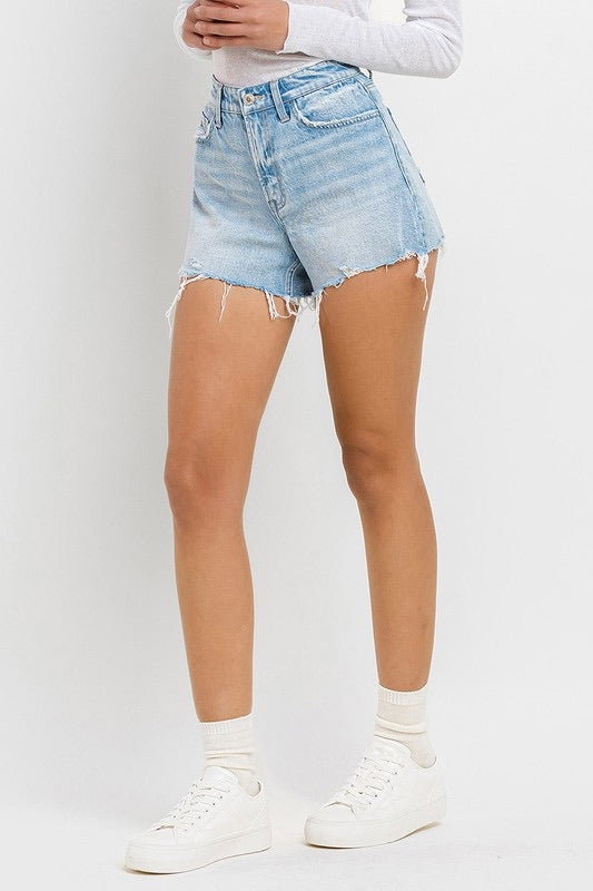 Margot High Rise Distressed Shorts