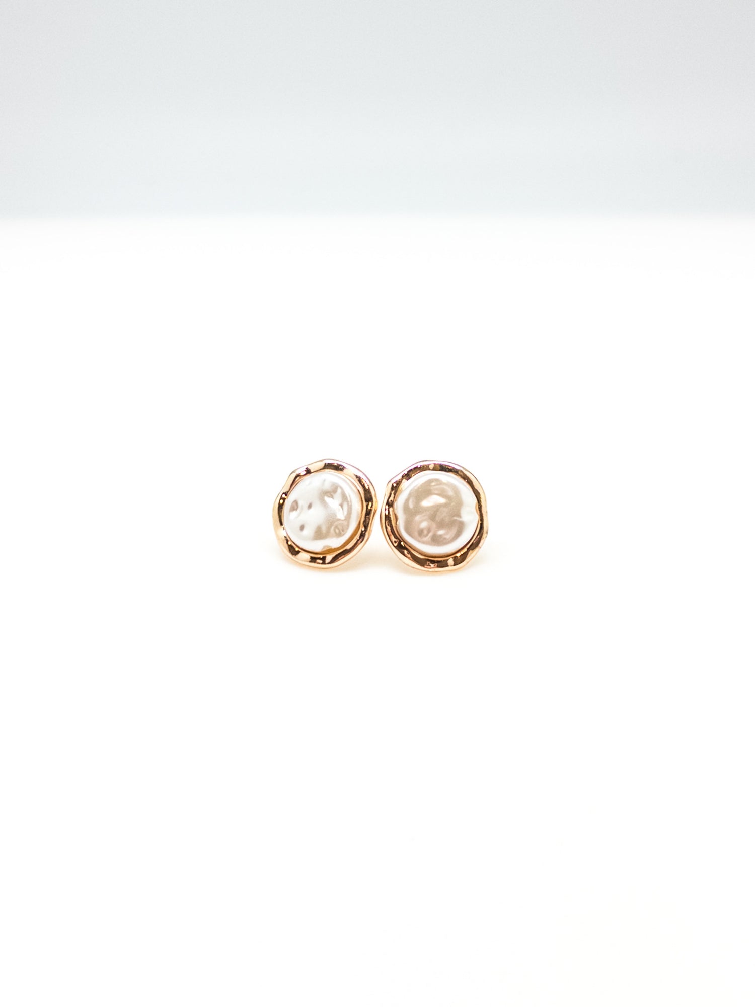 Effie Gold and Pearl Studs