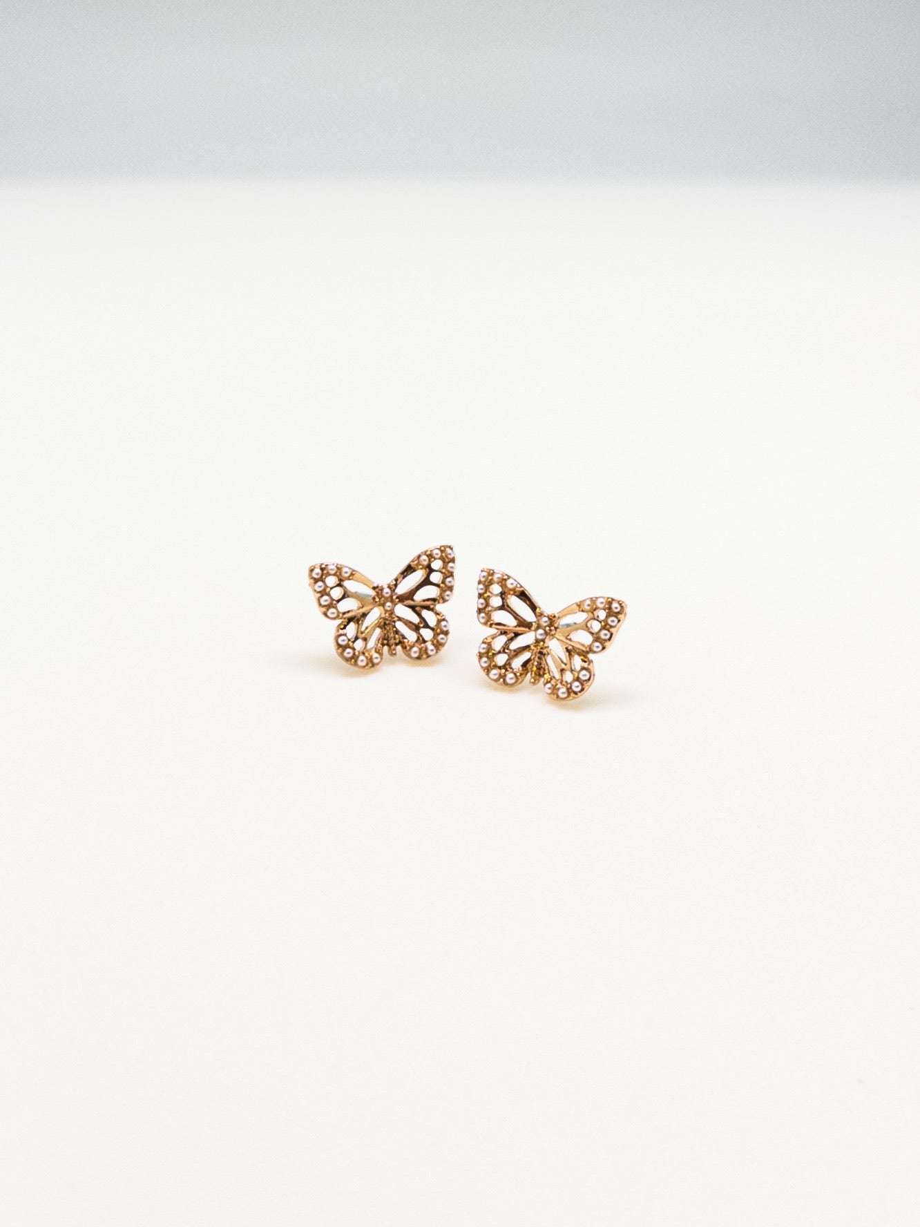 Irie Gold Butterly Studs