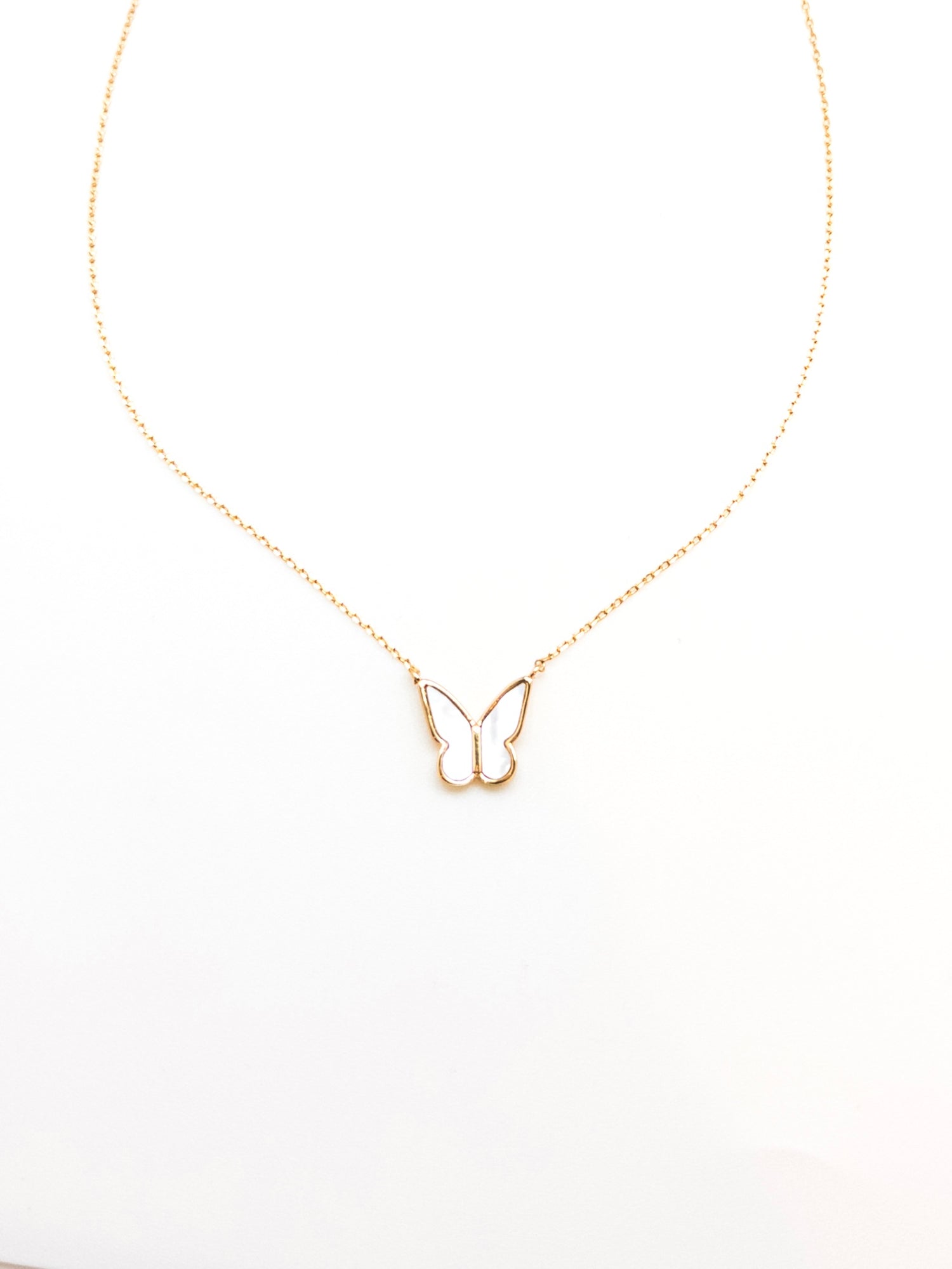 Annabella Gold Butterfly Necklace