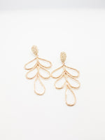 Evania Earrings in Tan