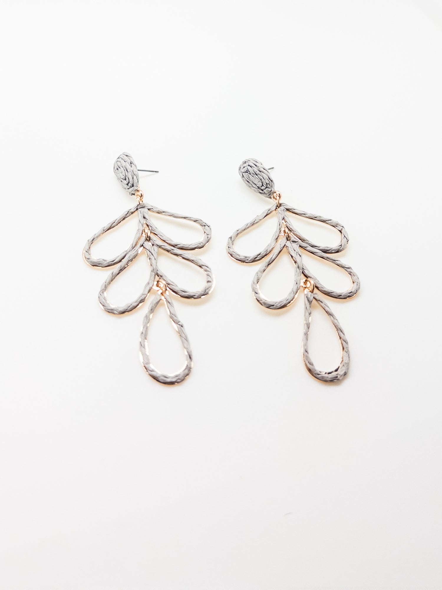 Evania Earrings in Taupe