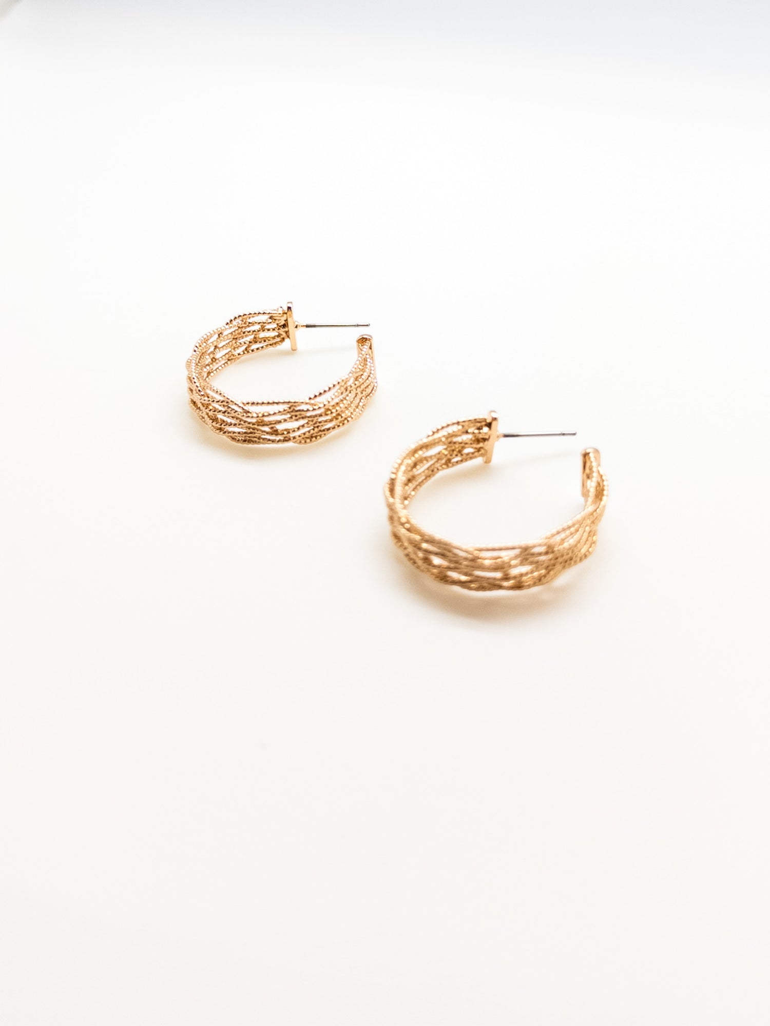 Suzi Nickel Free Gold Hoops