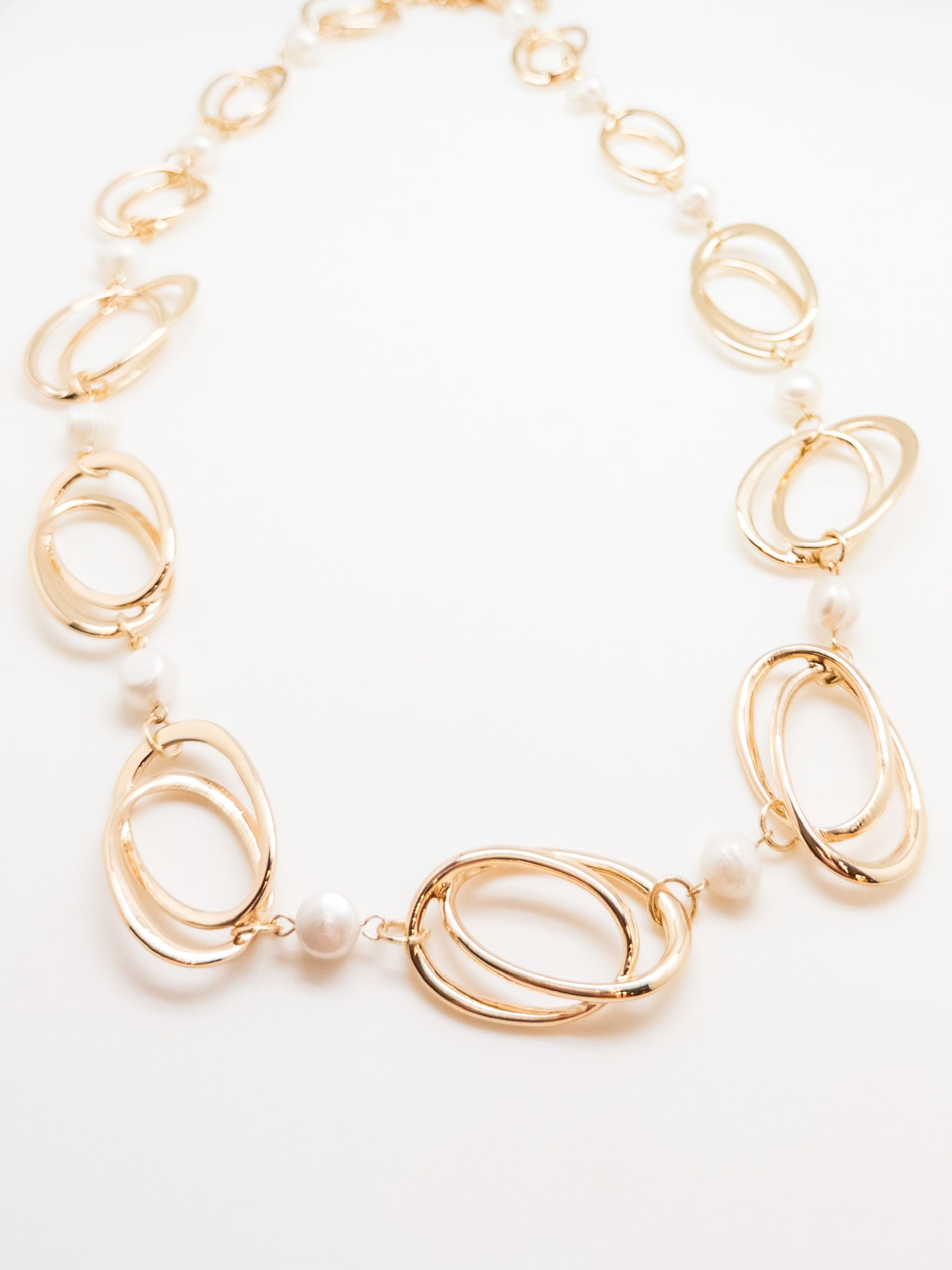 Leilani Pearl Necklace in Gold