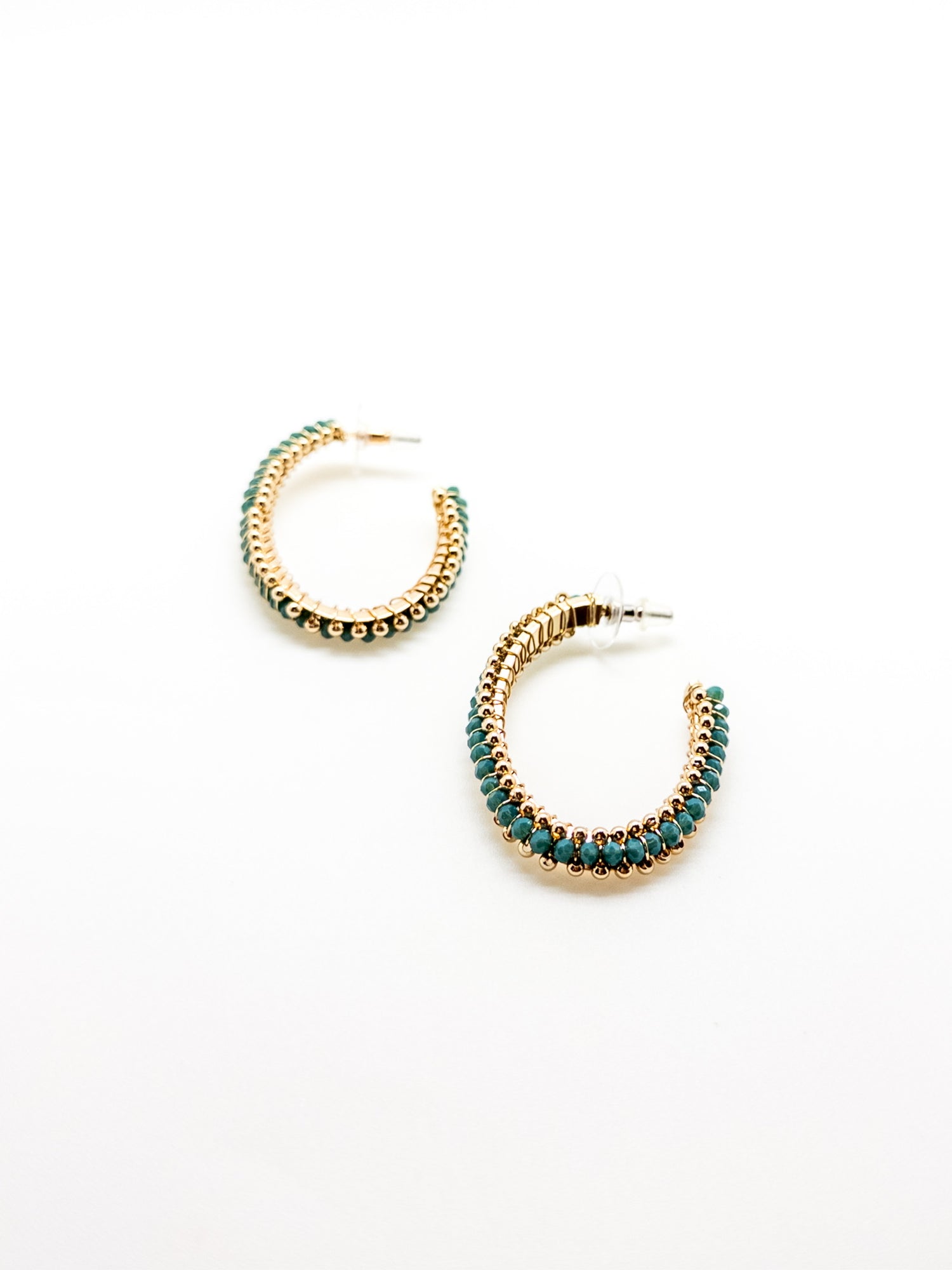 Keziah Earrings in Teal