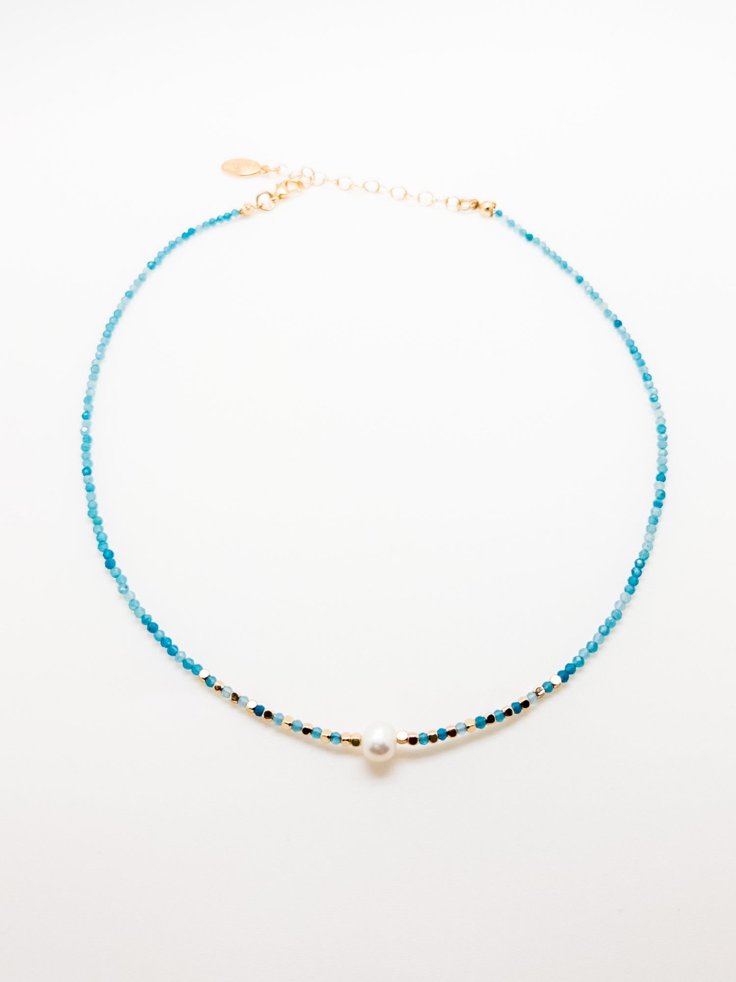 Zipporah Necklace in Teal