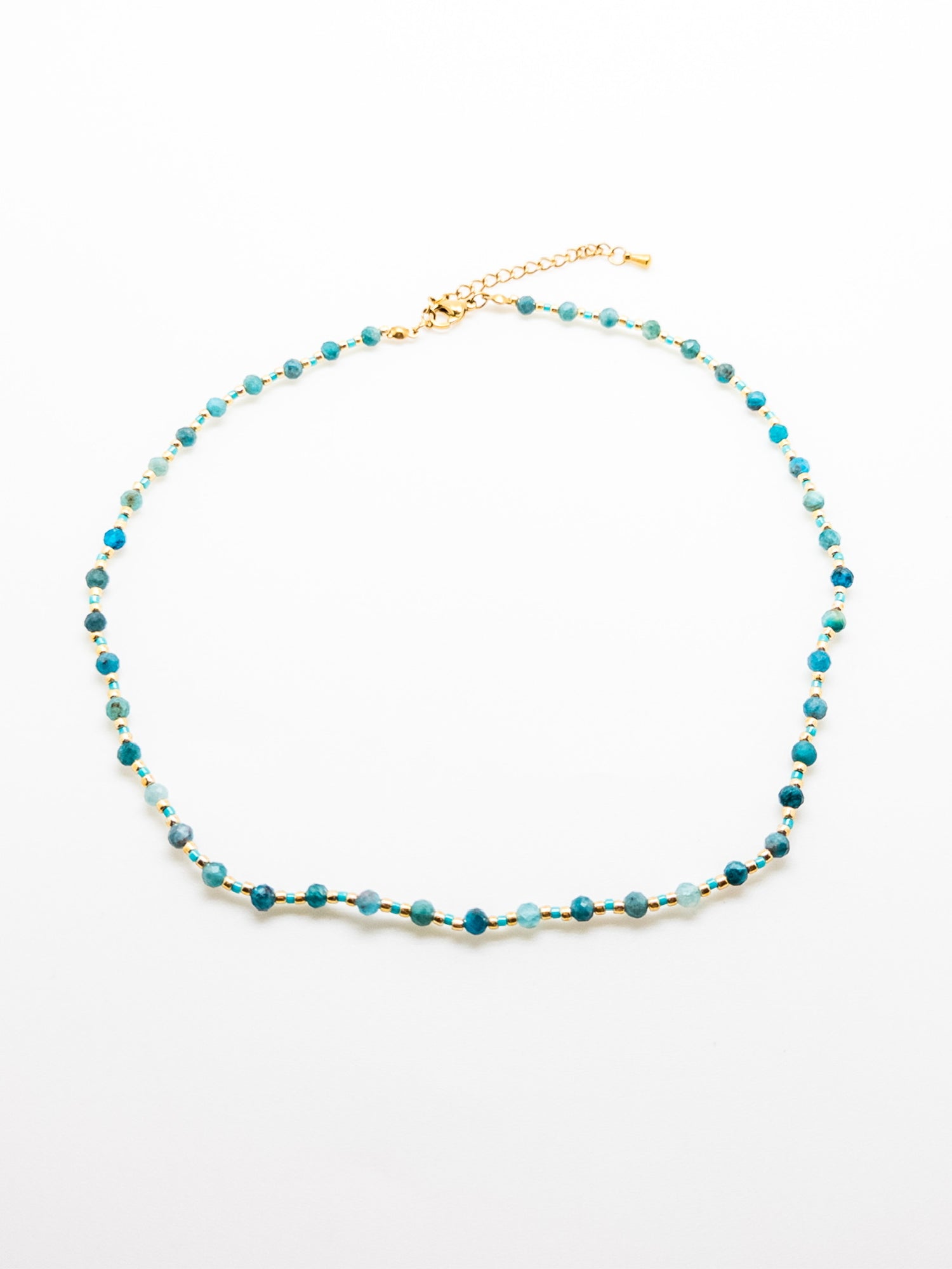 Faye Necklace in Teal