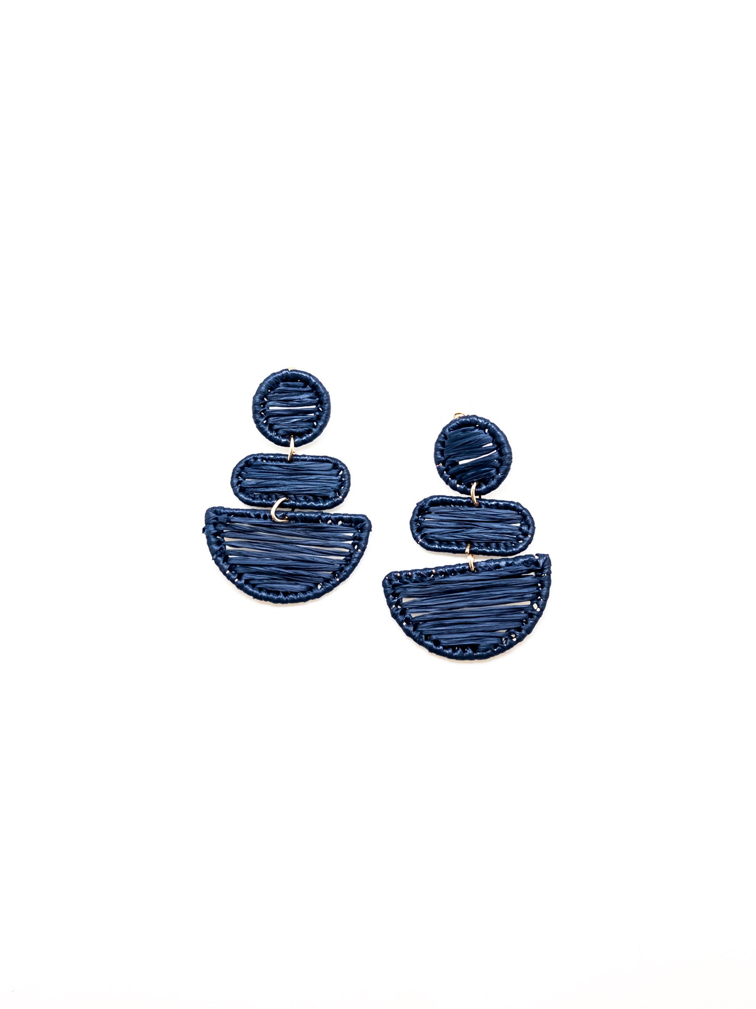 Lark Earrings in Dark Blue