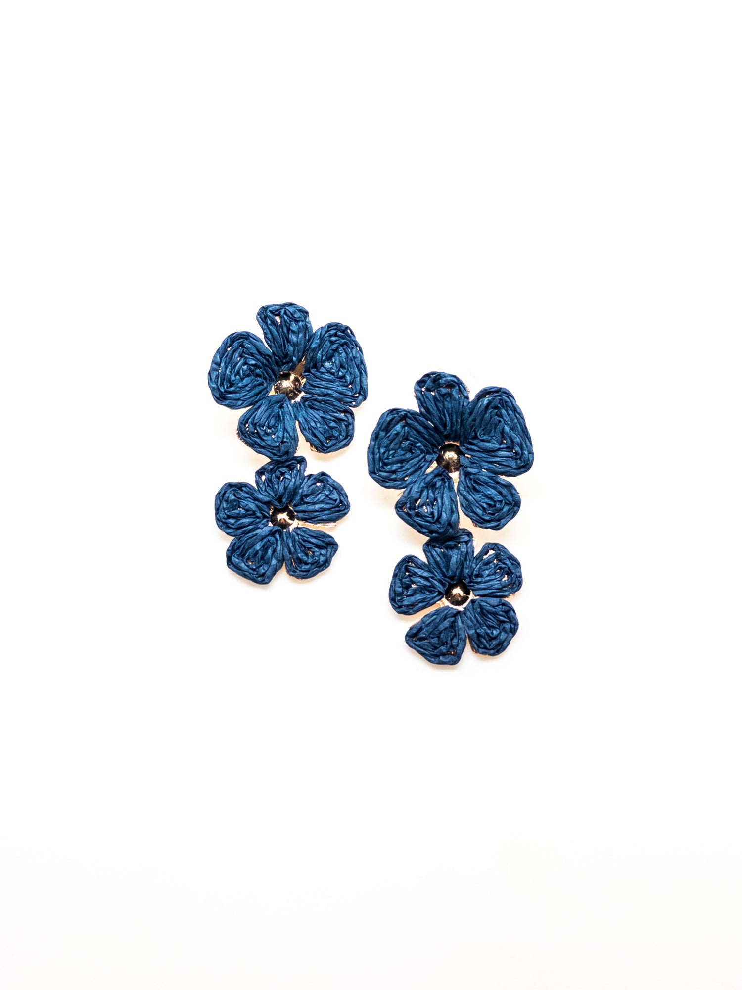 Odelia Earrings in Dark Blue