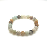 Amazonite bracelet. neutrals, blues, greens