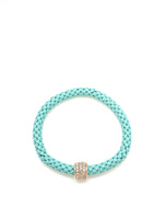 Scarlett stretchy bracelet in teal 