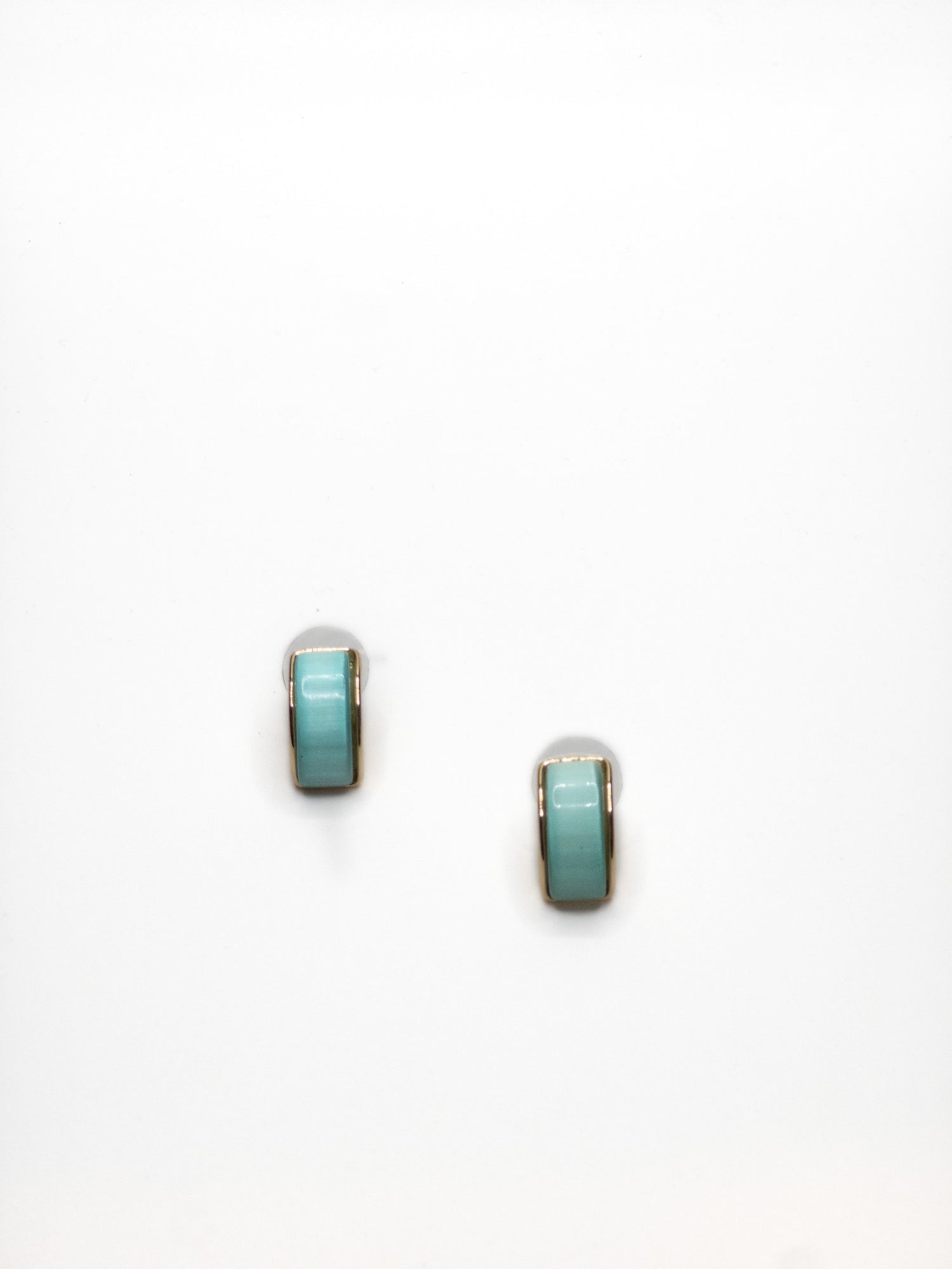 Paula Gold Earrings in Turquoise