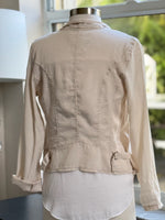 Grace Italian Tan Jacket back details