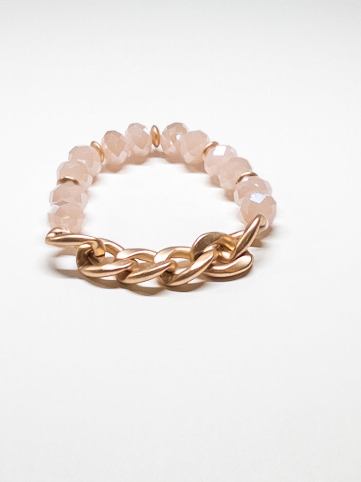 Kelsey Bracelet in blush pink