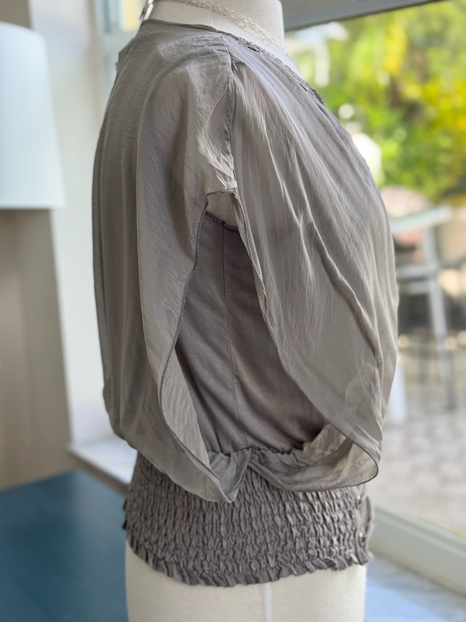 Alix Blouse in Taupe