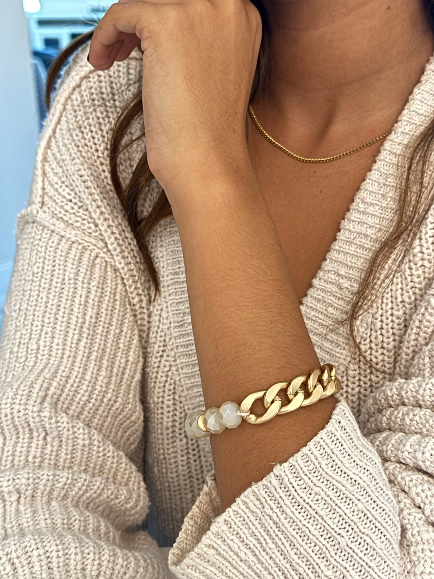 Kelsey Bracelet in Champagne