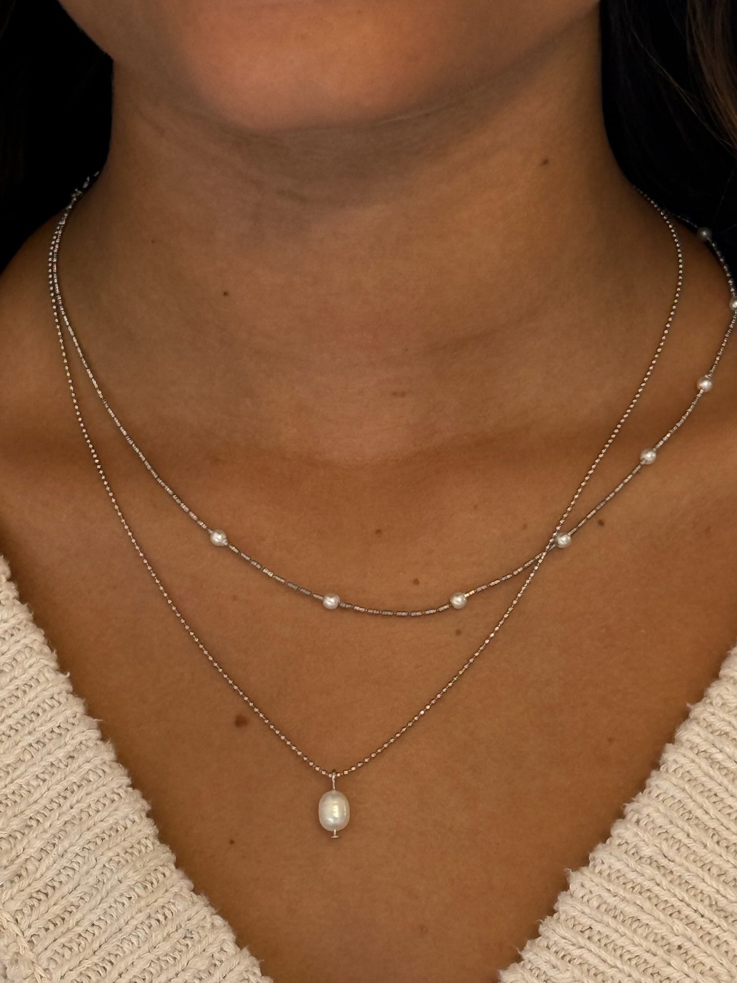 Chandler Silver Necklace