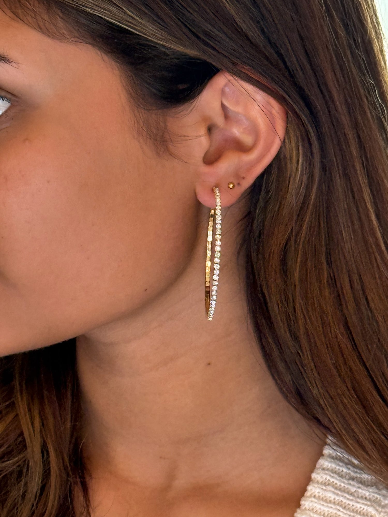 Bizzy Gold Hoops