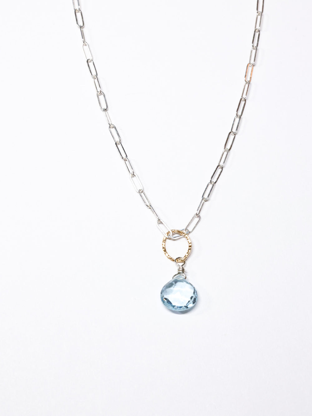 Regina silver and gold nh necklace