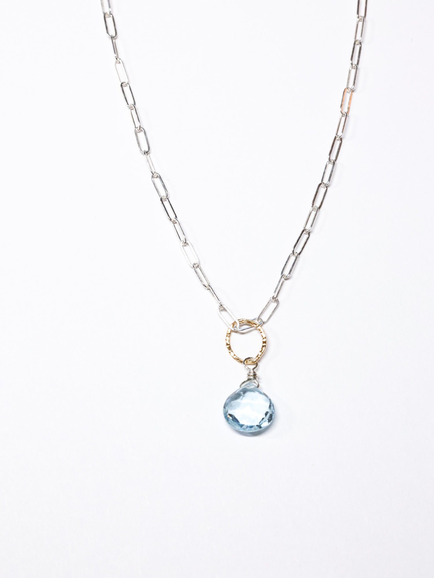 Regina silver and gold nh necklace