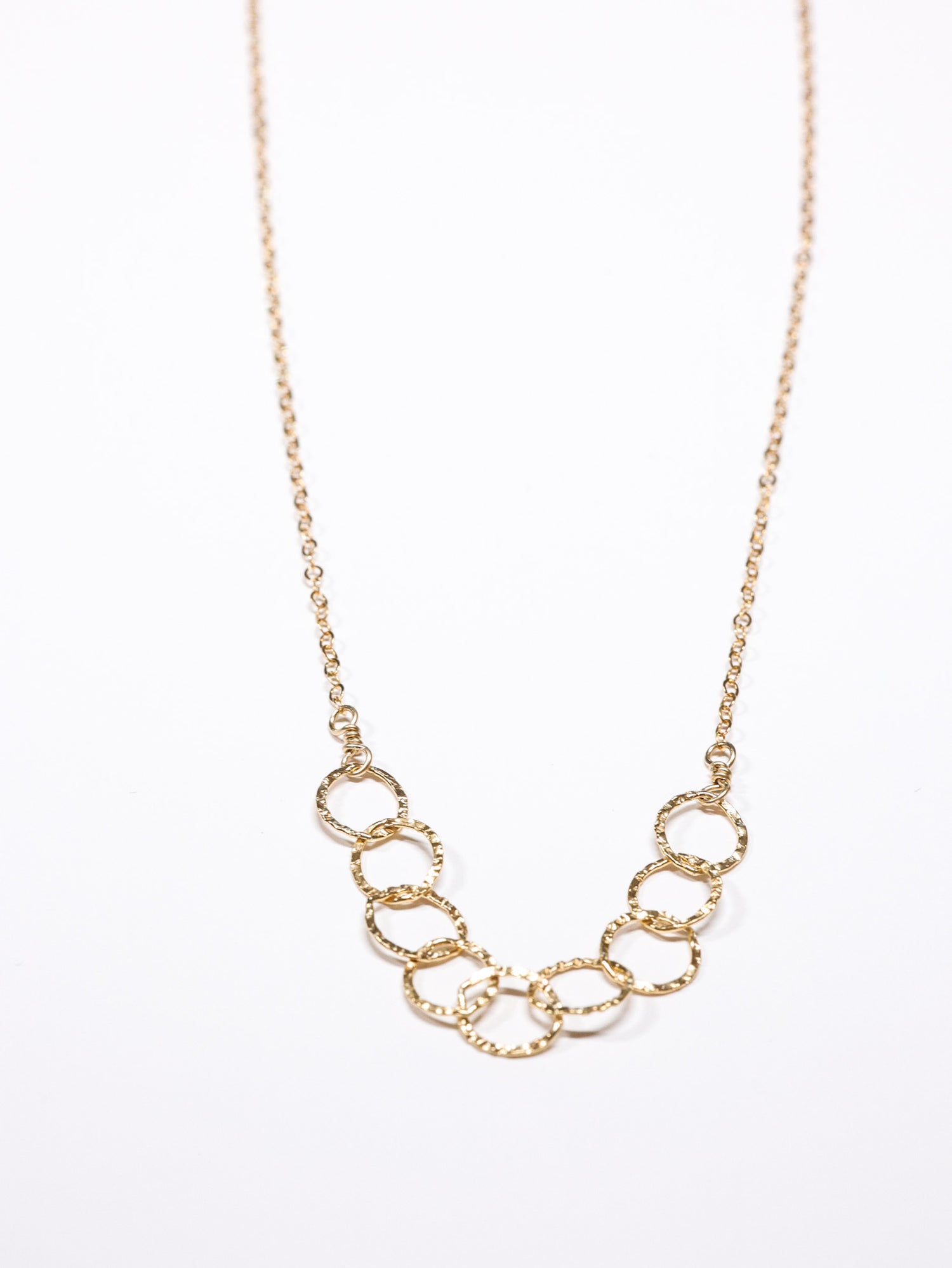 Smaller Circles Necklace -Gold Filled