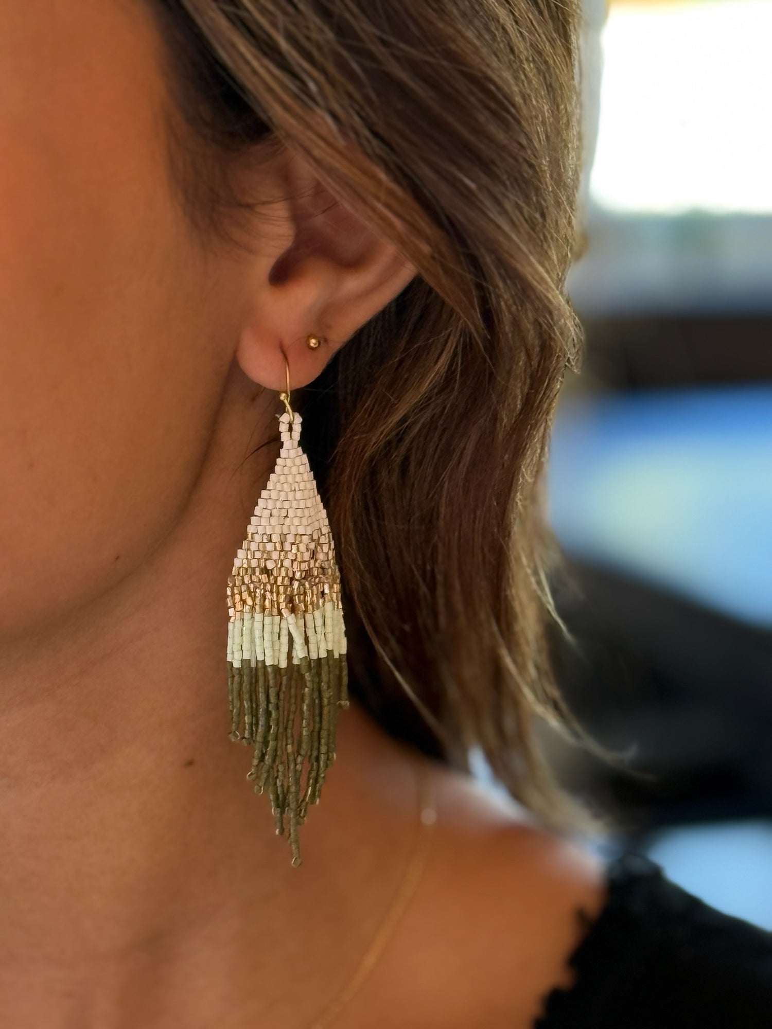 Vanessa beaded earrings 