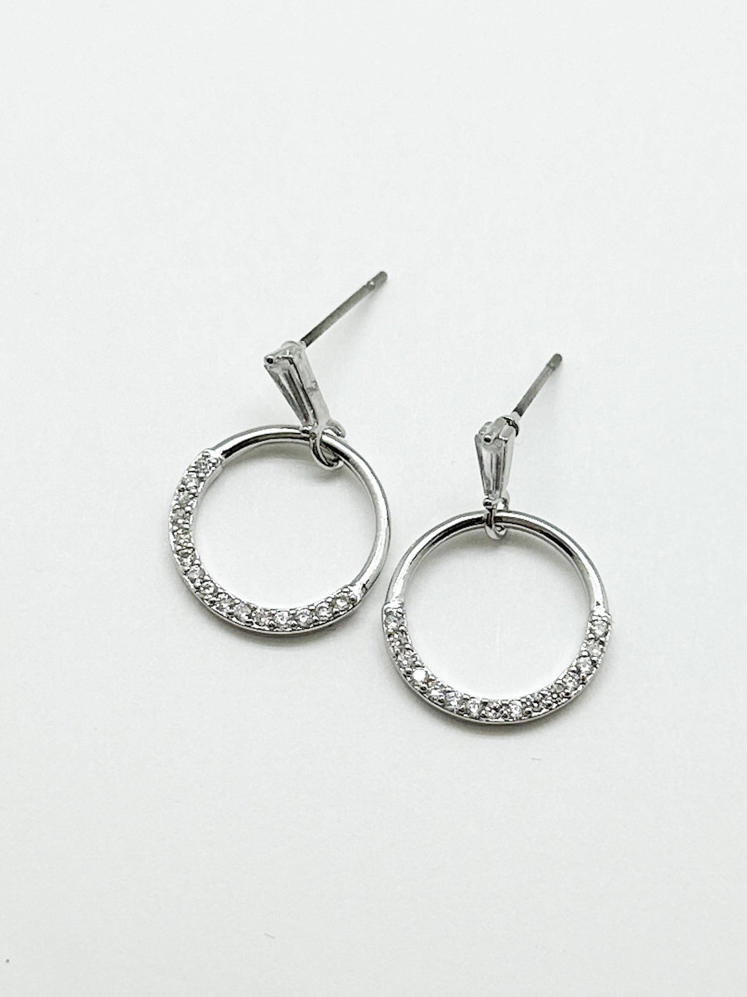 Sylvia Sparkly Earring- Silver