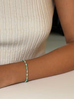 Sophia Beaded Bracelet in Teal