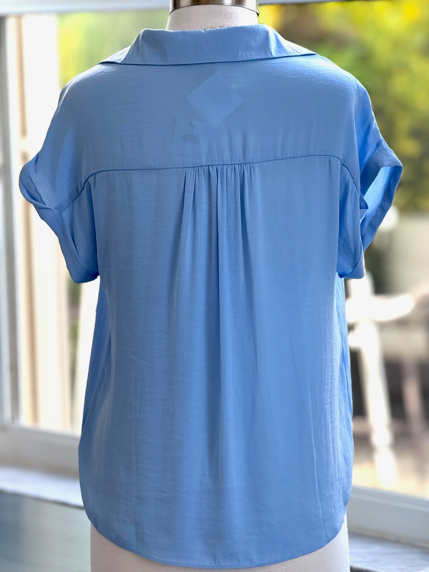 Taytum Top in Sky Blue