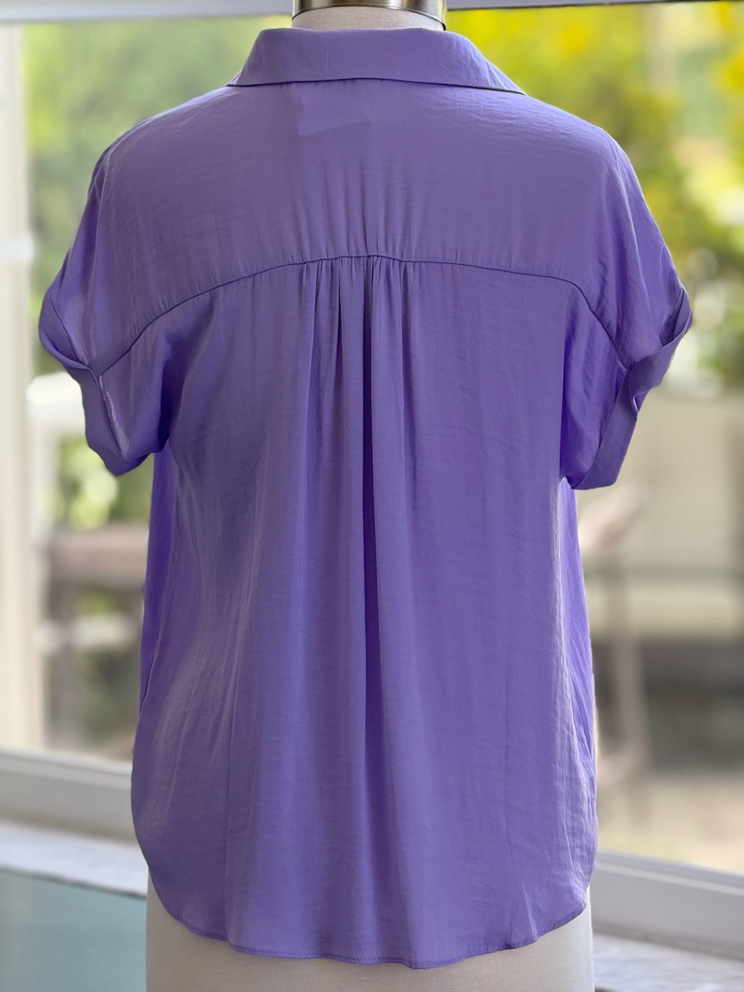 Taytum Top in Lavender back view