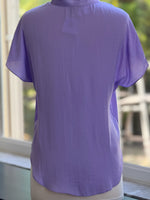 Morgan Top in Lavender back view