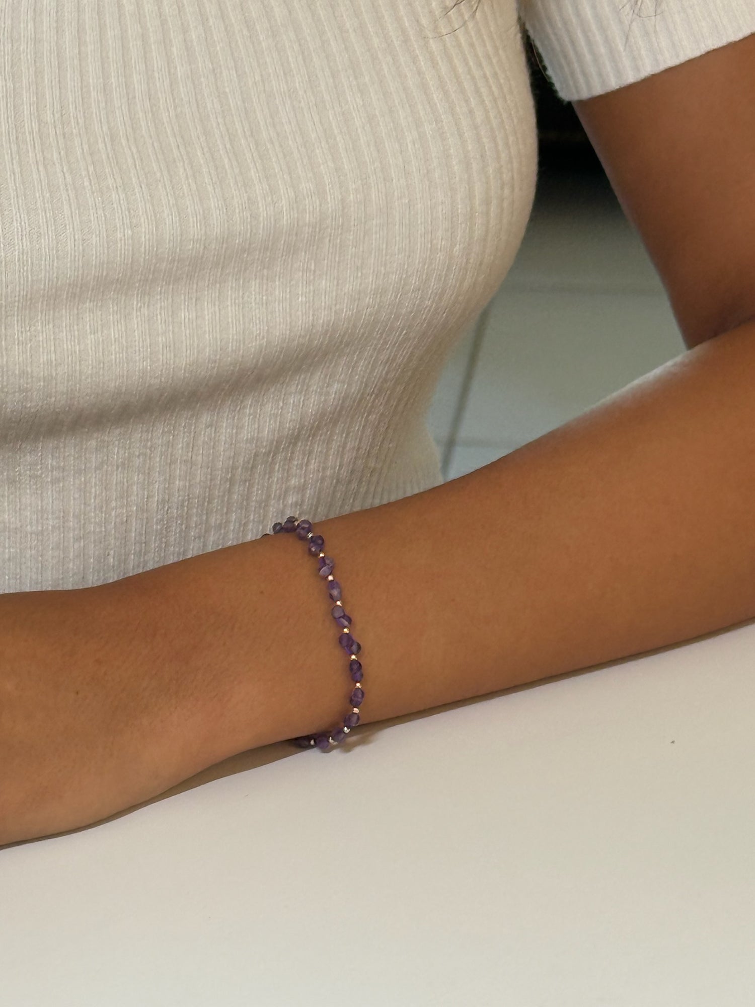 Lyric Bracelet in Purple