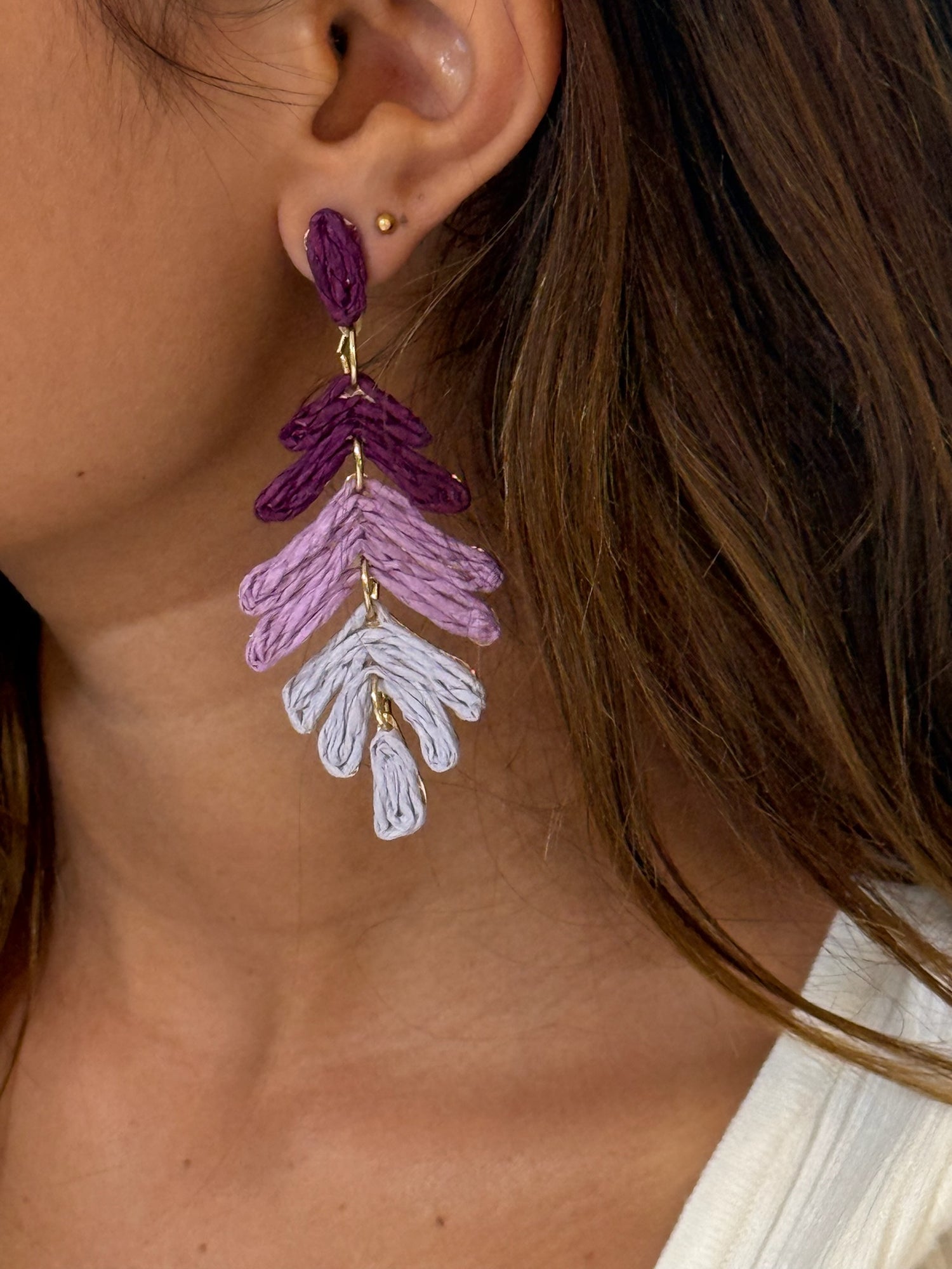 Charisma Earrings in Purple