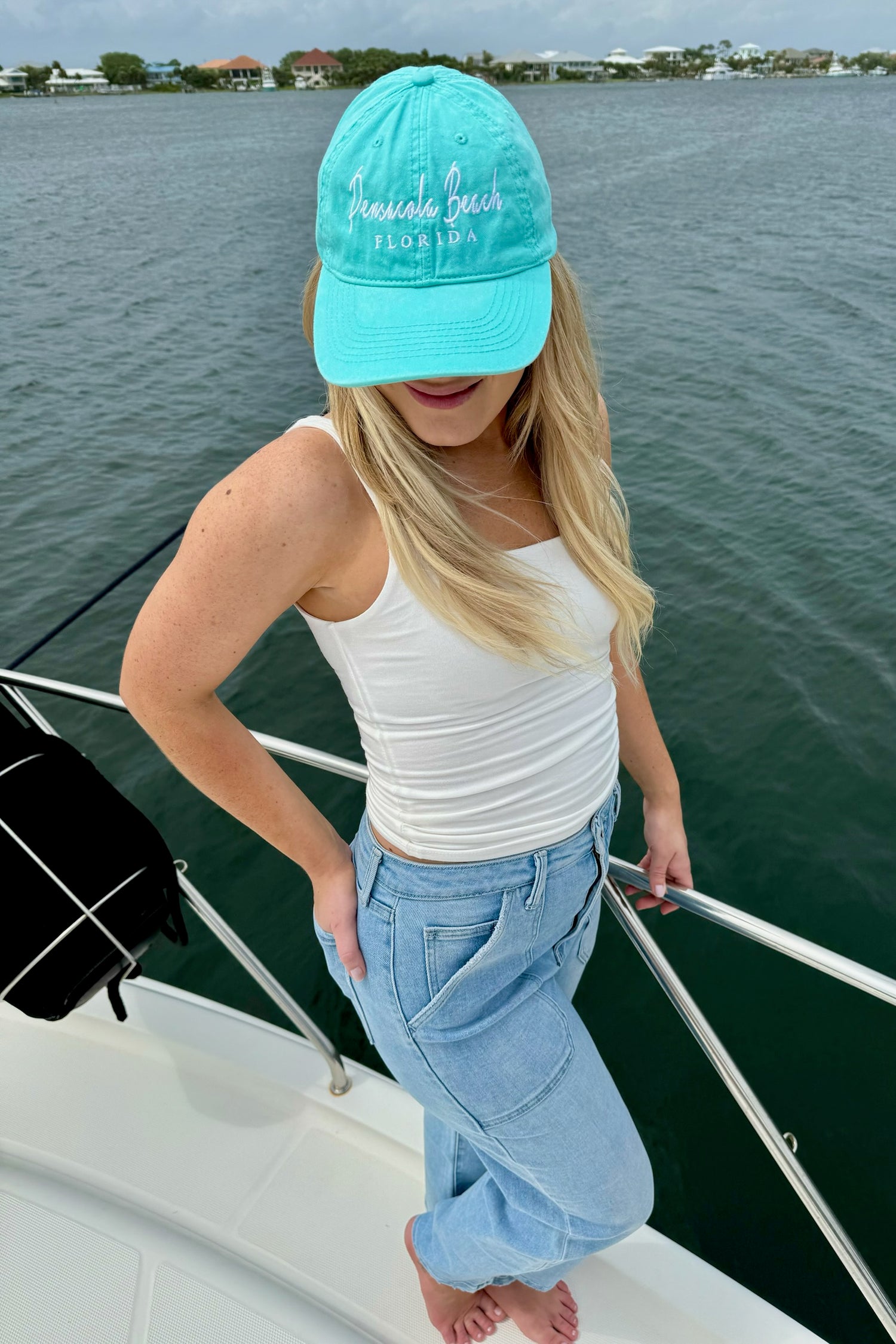 Pensacola Beach Hat in Mint