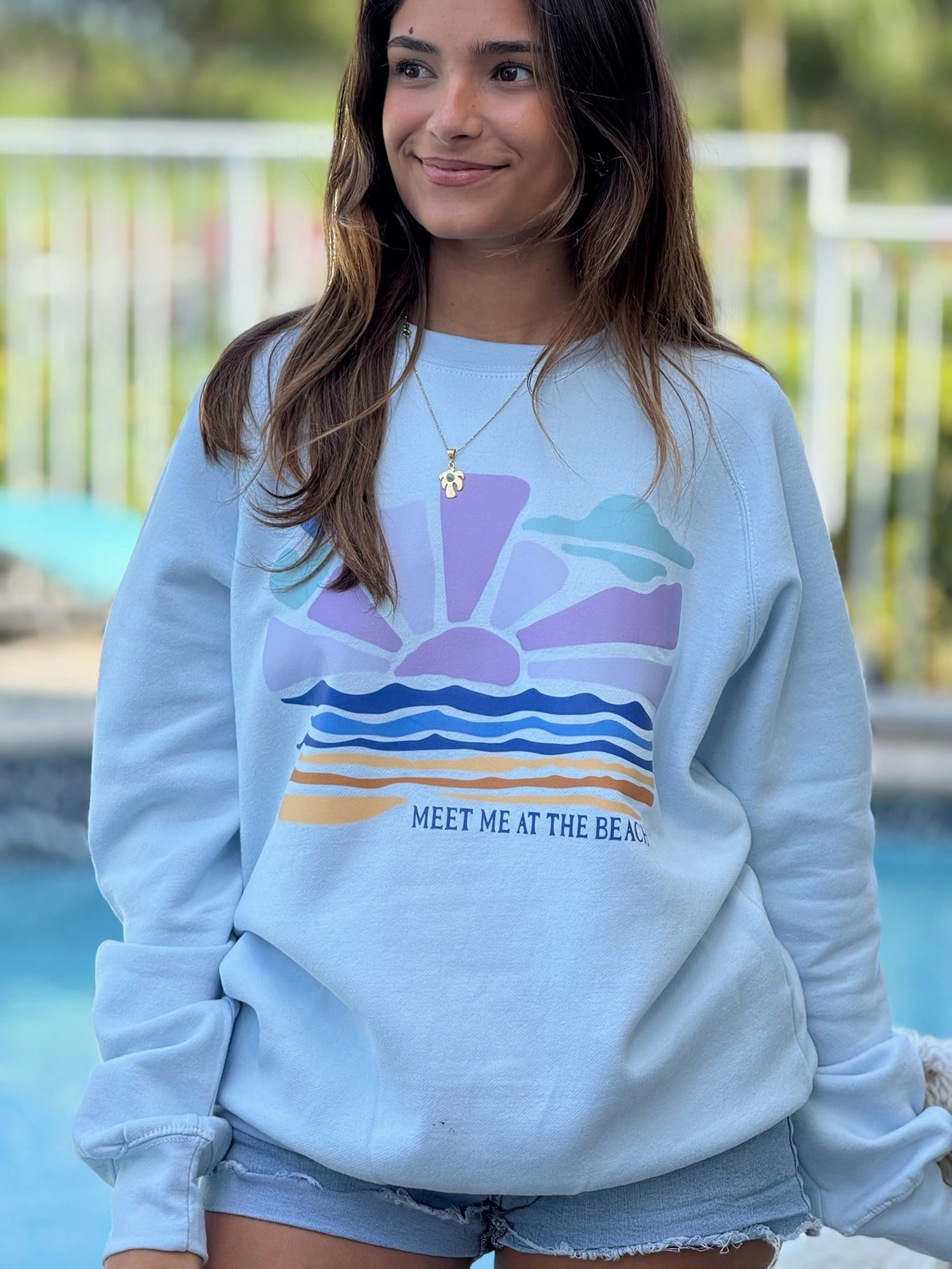 Meet Me At The Beach Crewneck