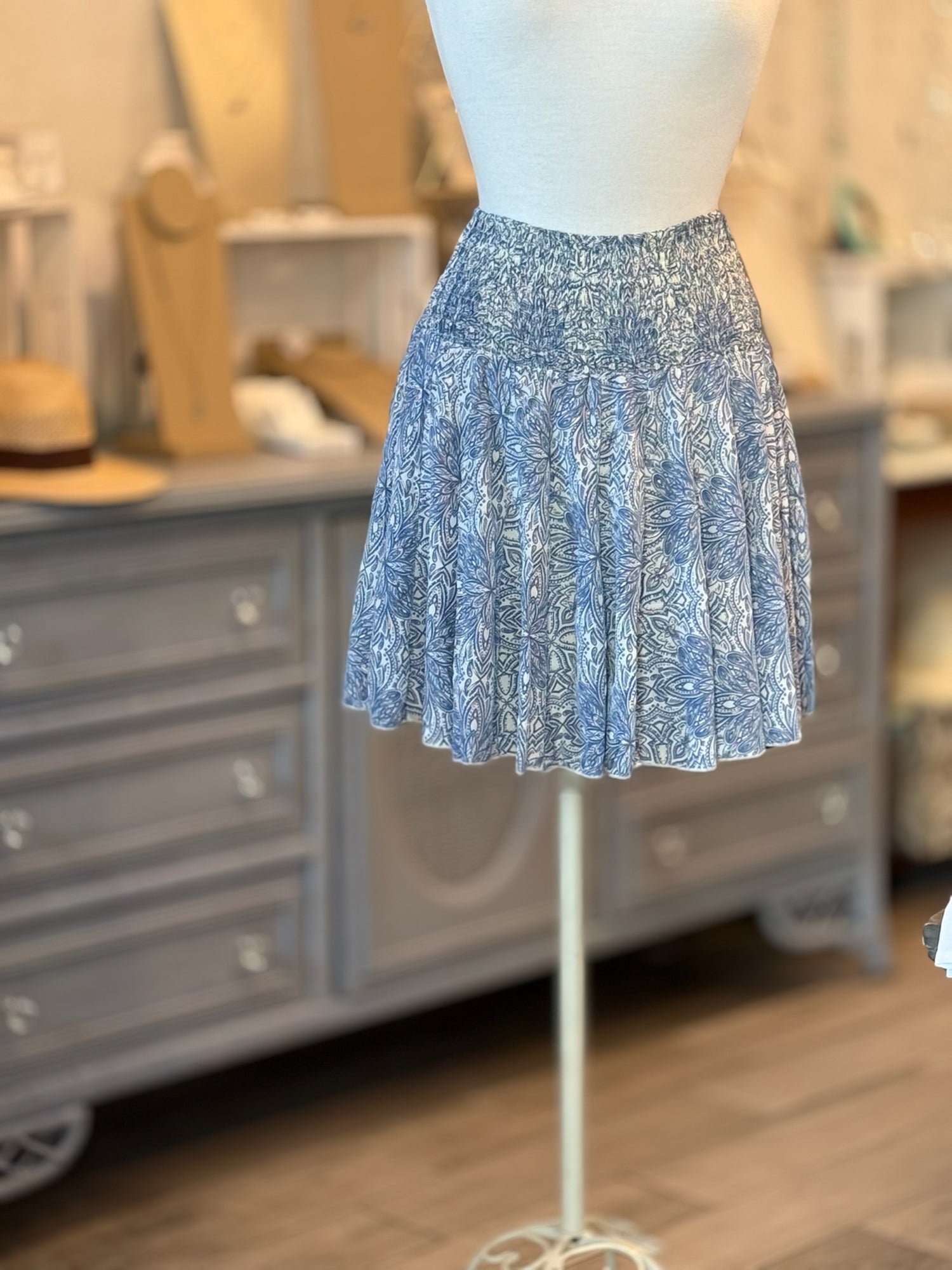 Ella Skirt in Blue