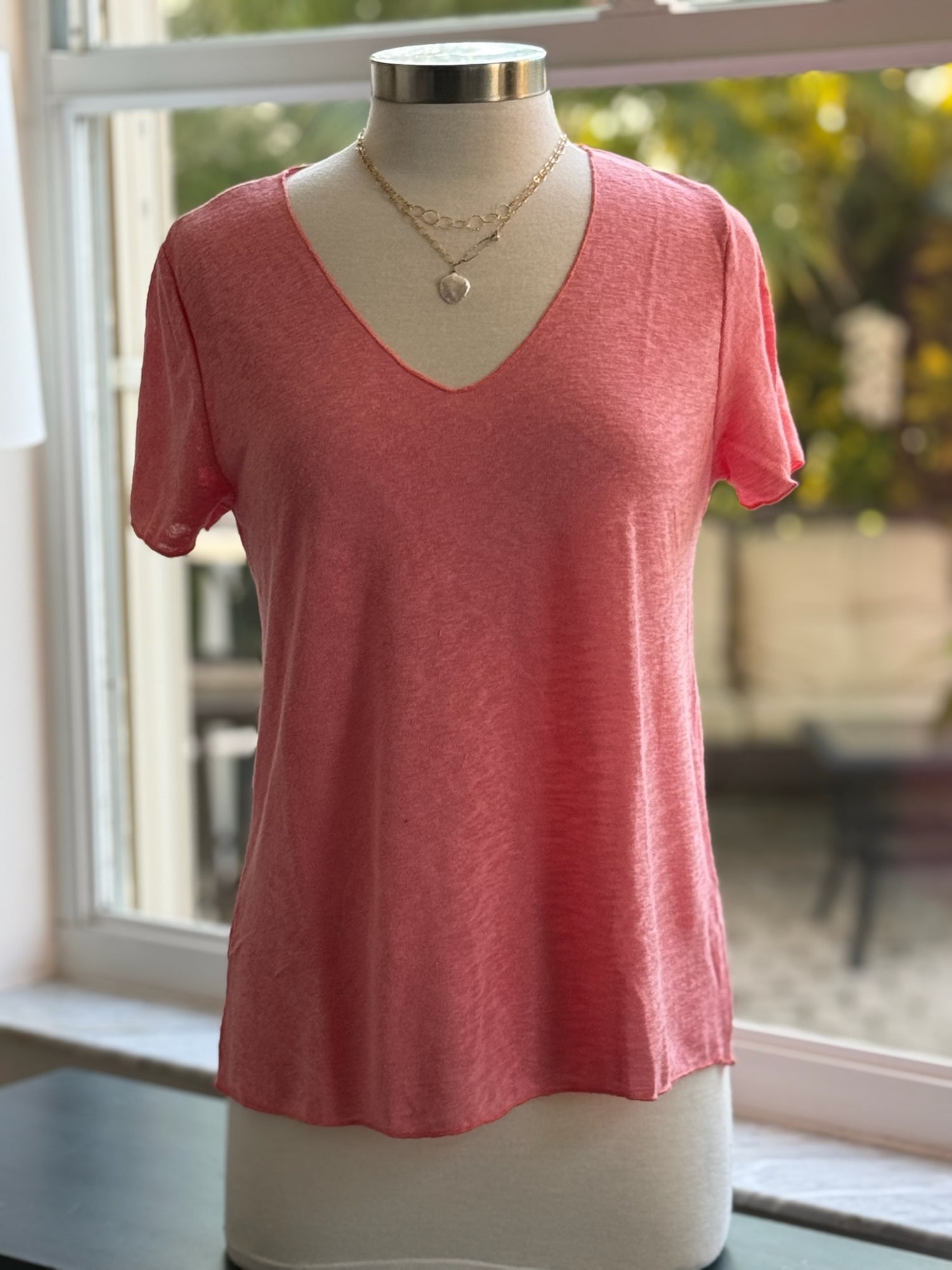 Vicky top in Sea Coral