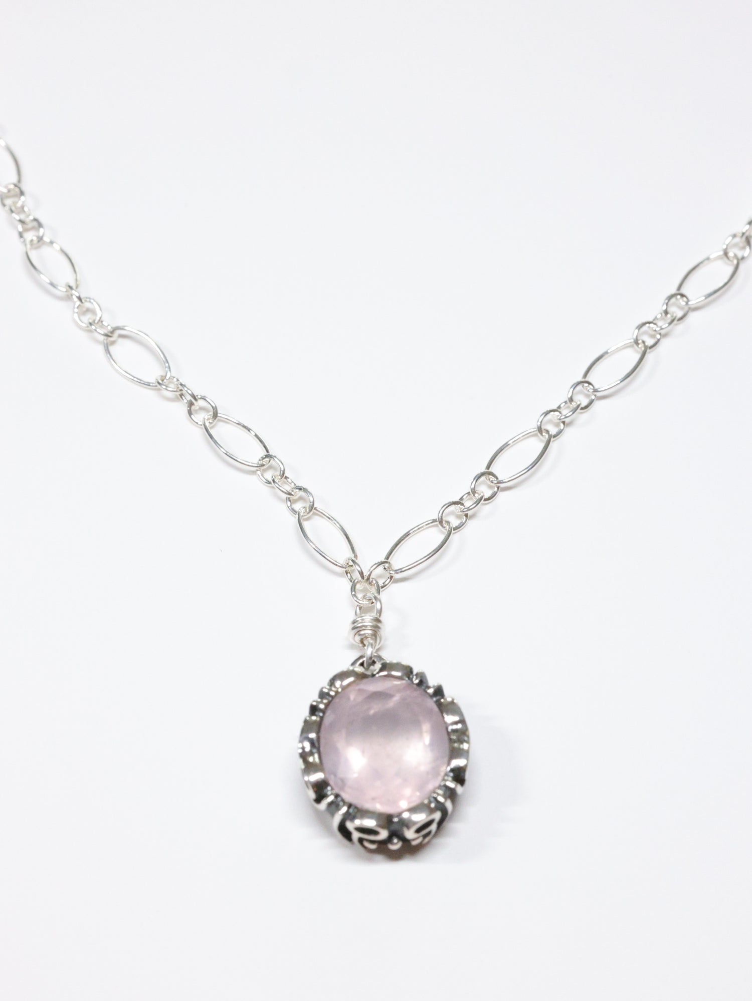 Georgina nh necklace in Morganite