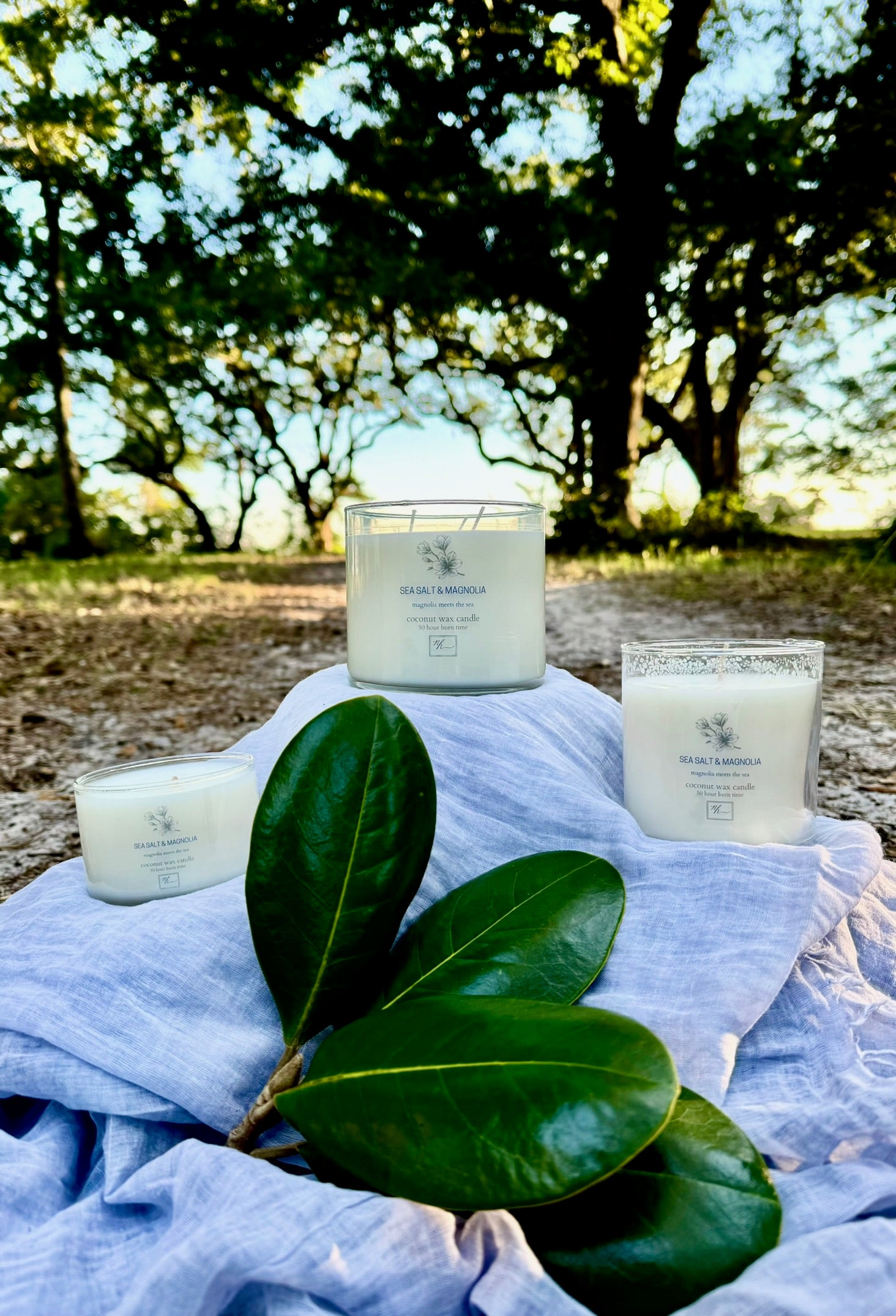 Sea Salt & Magnolia Candles