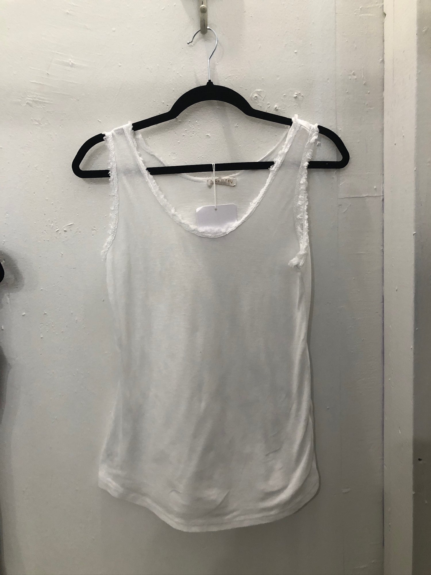 Lori Ruff Edge White Tank