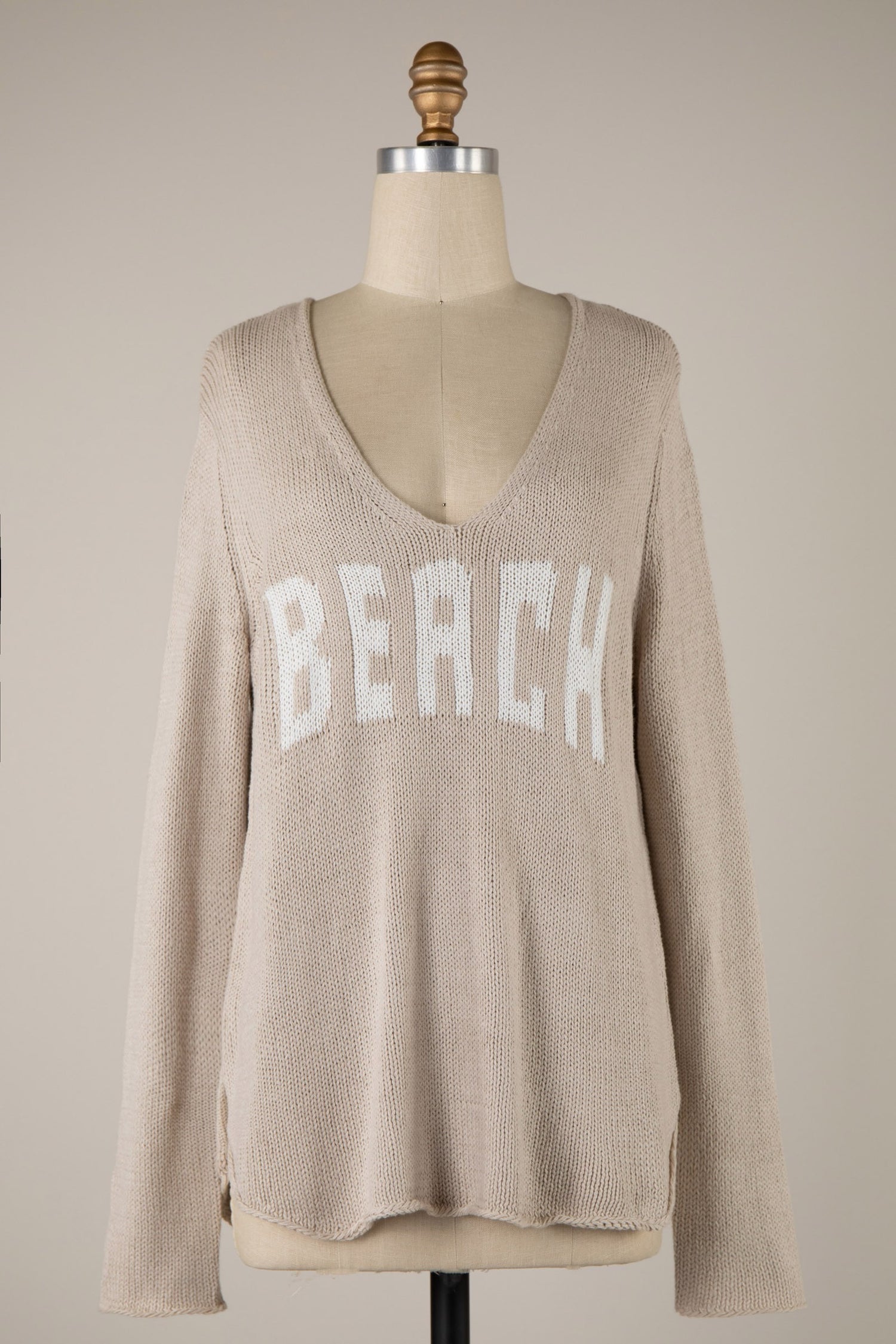 Beach Sweater in Beige