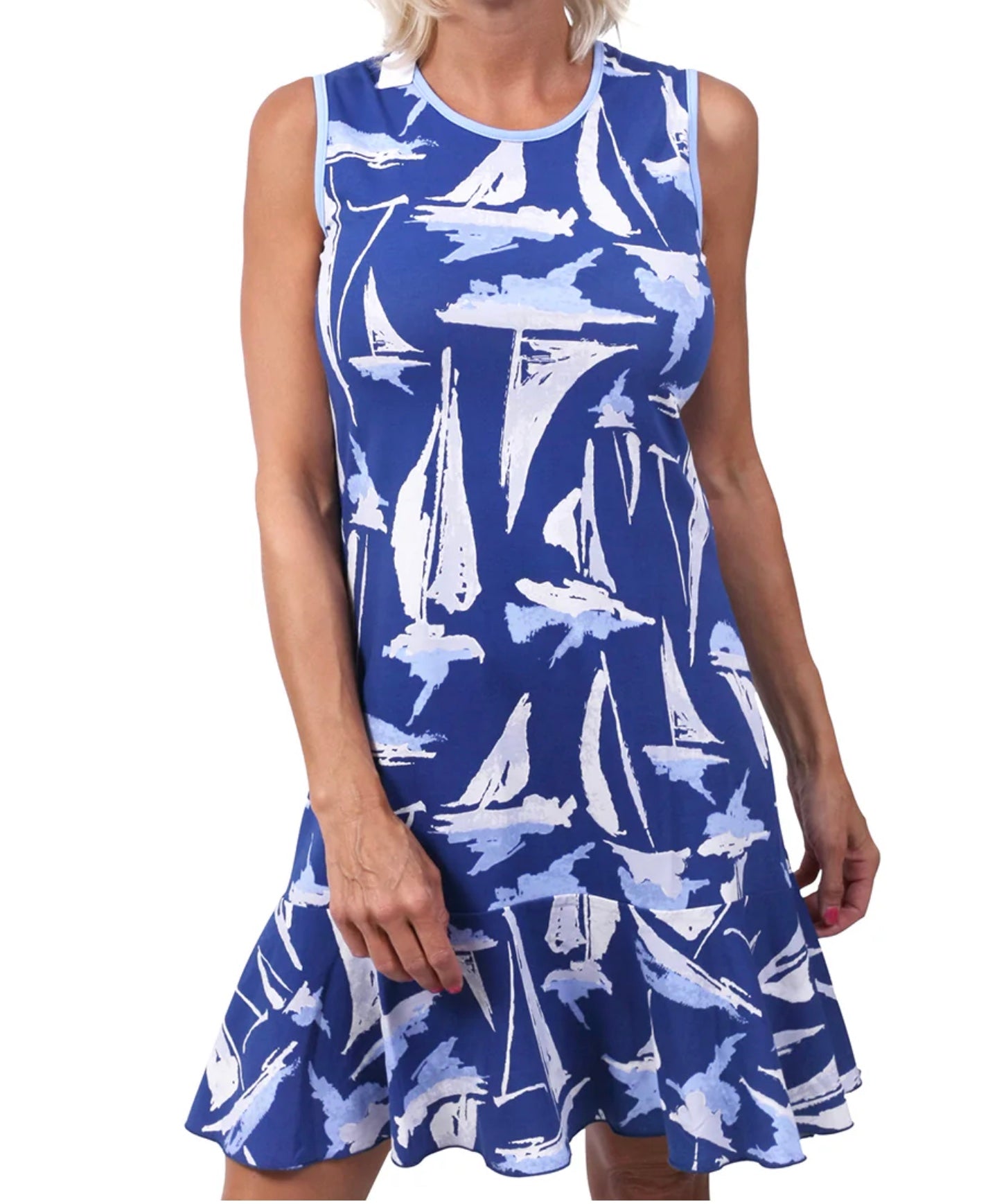 MJ Flounce Bahama Sailboat Dress SALE