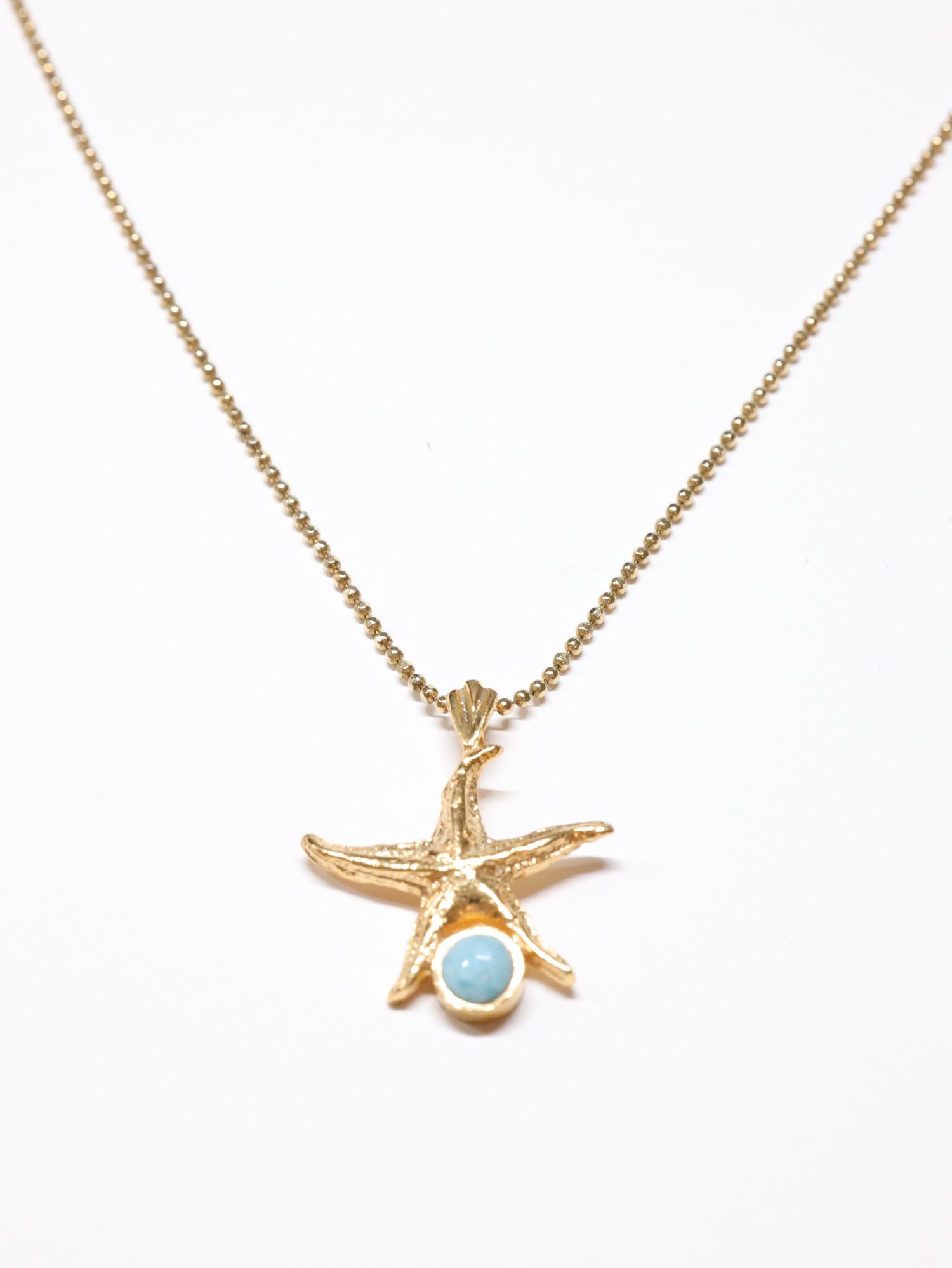 Isla Larimar Starfish Necklace