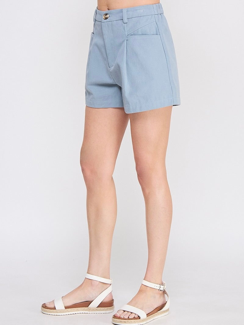 Tori Twill Shorts in Blue side 