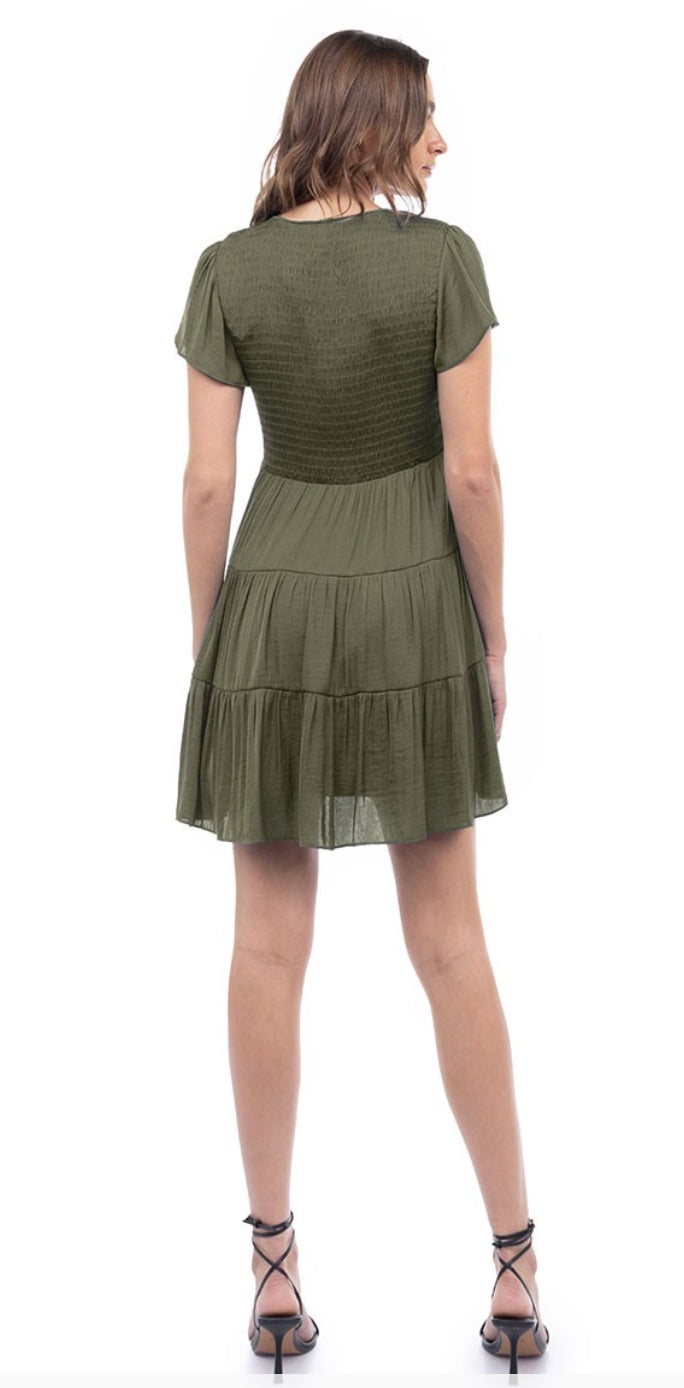 Marisa dress in olive