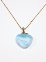 Vera Larimar Heart Necklace