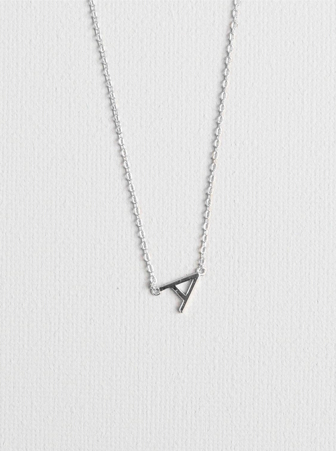 A letter Necklace