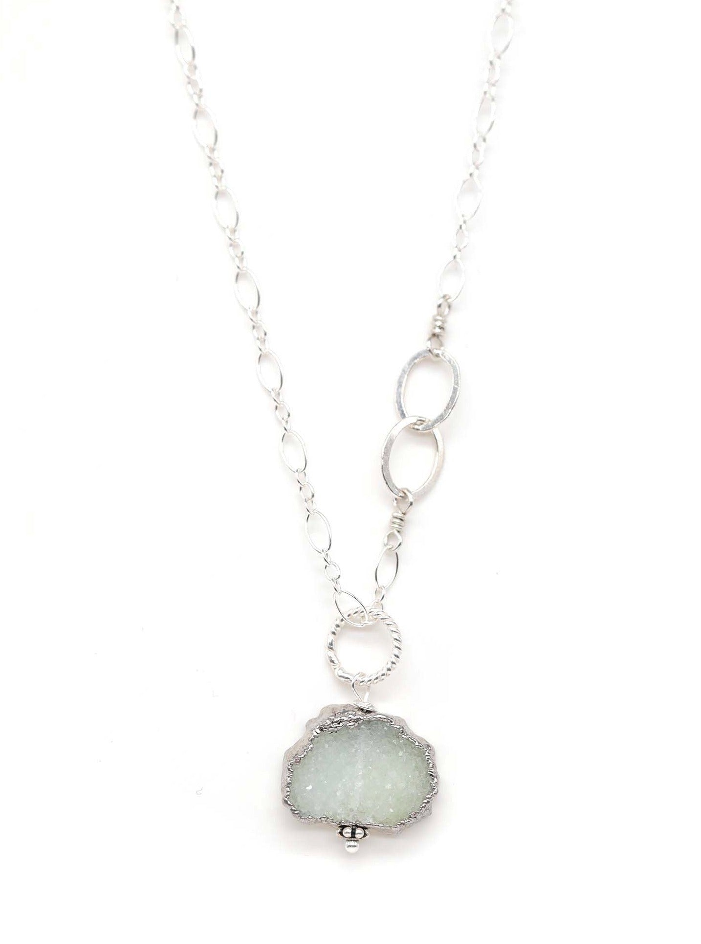 Cool Waters Druzy nh Necklace